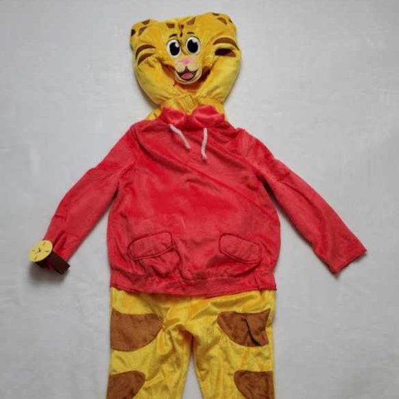 Disguise Other - New toddler boys M 3T-4T Daniel Tiger's Neighborhood tiger costume
